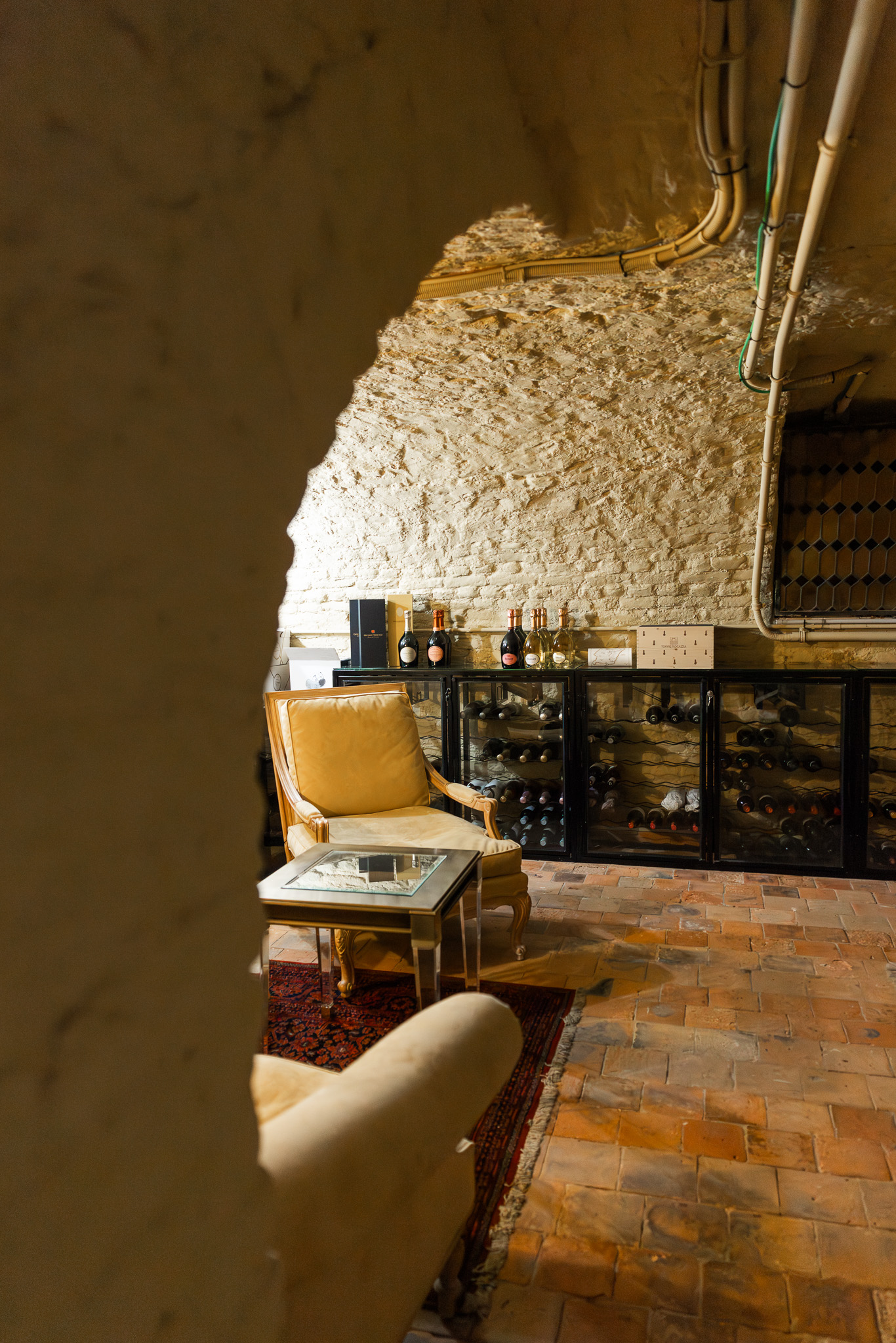 Cave à vin — détail voûtes